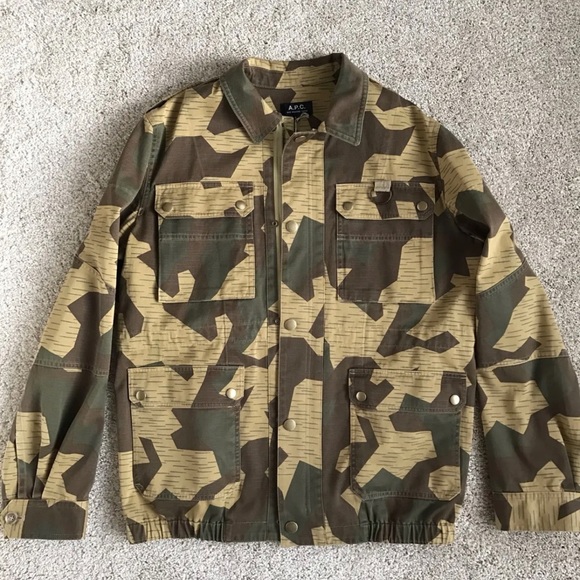 Brand New 100% Authentic APC Veste Soldier Military Cut Jacket in Mens Large - Picture 3 of 5